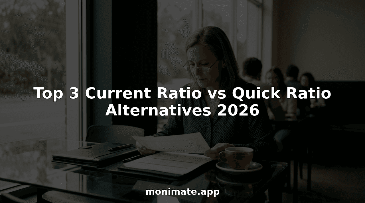 Top 3 Current Ratio vs Quick Ratio Alternatives 2026